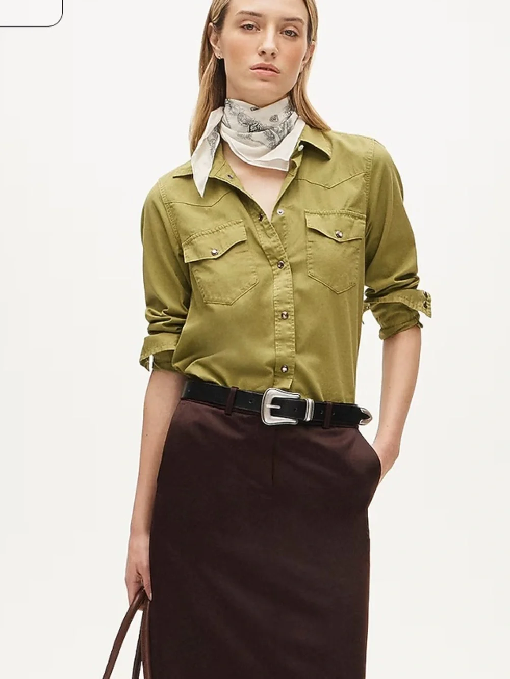 J crew Jules classic-fit shirt in garment dye vibrant fern